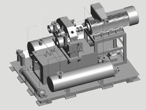 Stand-alone high-speed blowers and compressors modular gear