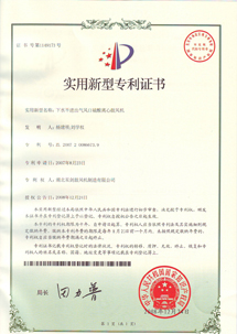 实用新型（下水平进出气风口硫酸离心鼓风机）